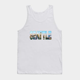 SEATTLE - Washington USA golden hour glow Tank Top